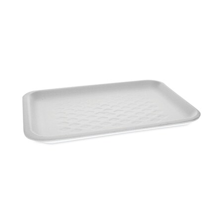 Pactiv Evergreen Supermarket Tray, #2S, 10.75 x 5.5 x 1.2, White, PK500 51P102S